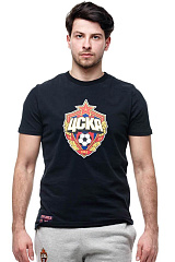 Футболка ЦСКА черная 140000