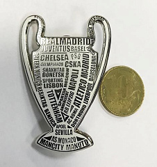 Значок Лига Чемпионов 2017-18 под серебро