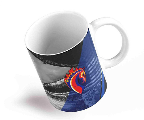 Кружка ЦСКА "Арена" черно-белая