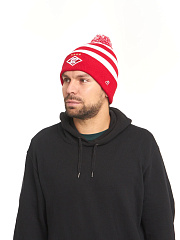 Шапка Спартак 00154 красно-белая