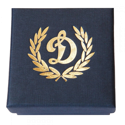 Значок Динамо "Д" серебро