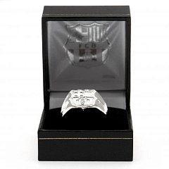 Кольцо Барселона Silver Plated Crest Ring 