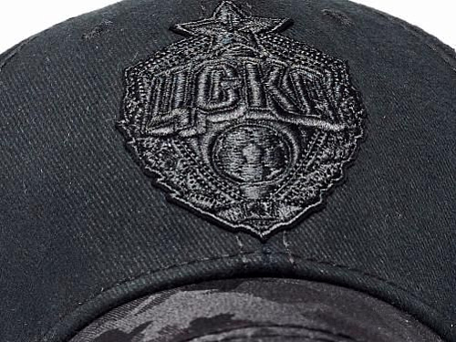 Бейсболка ЦСКА 10453, цвет черный