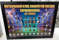 Набор значков Локомотив Еврокубковая история