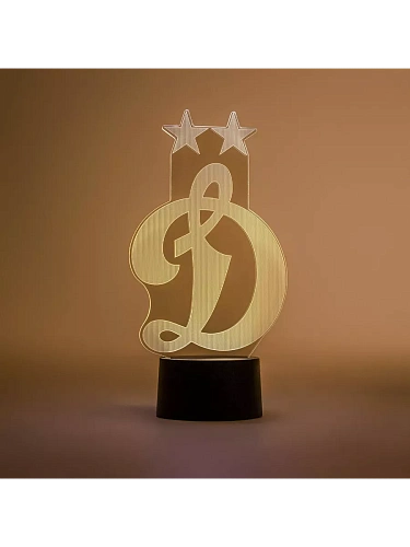 3D светильник Динамо New