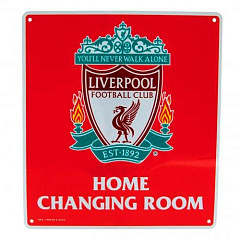 Табличка Ливерпуль Home Changing Room Sign