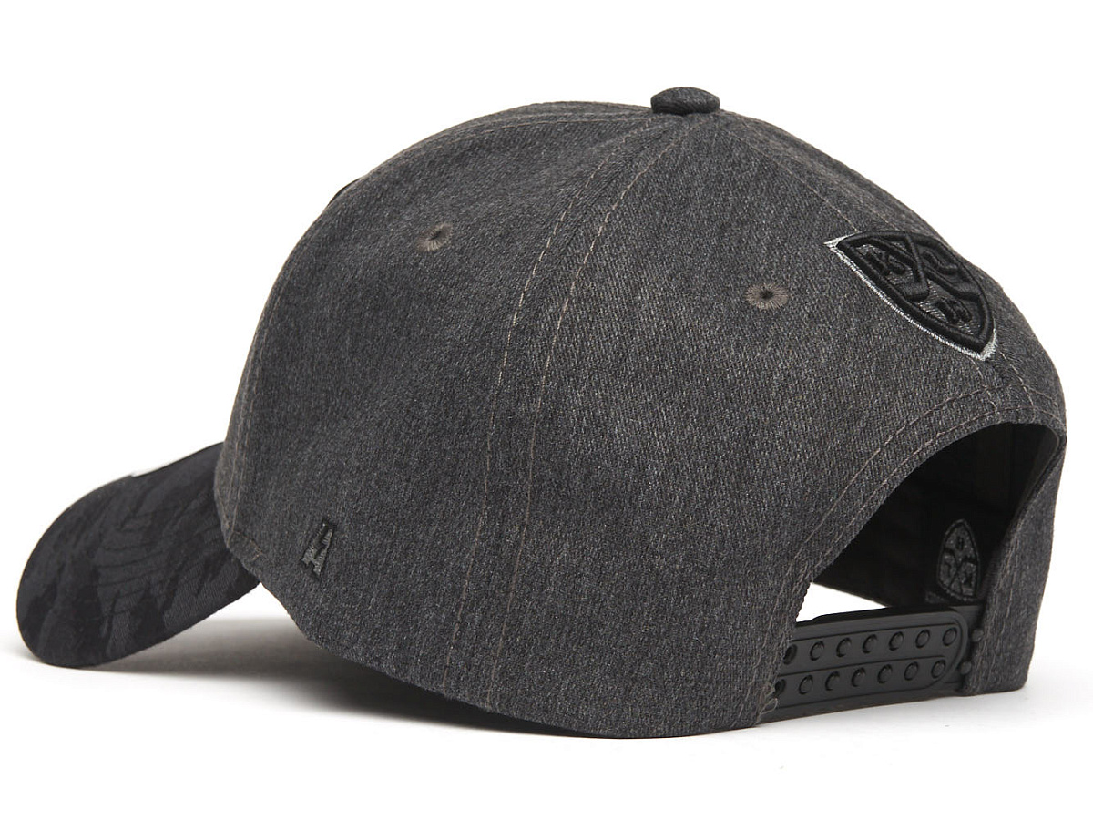 Бейсболка КХЛ №77 серо-черная 107691