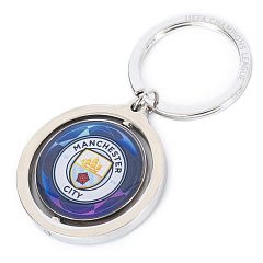 Брелок Манчестер Сити UCL Spinner Keyring