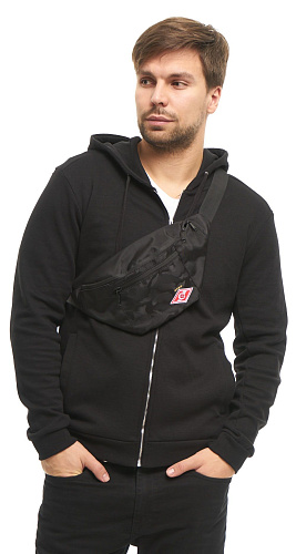 Сумка на пояс Спартак 54022 черная