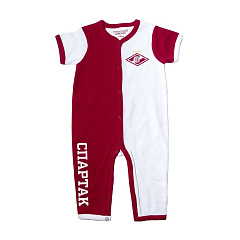 Ползунки с коротким рукавом Спартак 251290 красно-белые