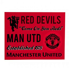 Плед Манчестер Юнайтед Sherpa Fleece Blanket