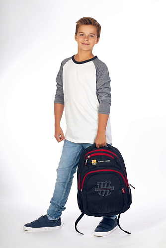 Рюкзак Барселона, черно-красный FC-239