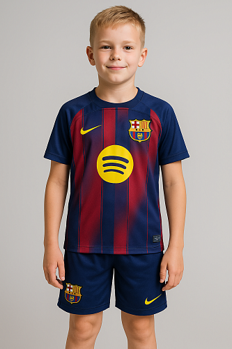 Детская форма Барселона 2025/2026 домашняя