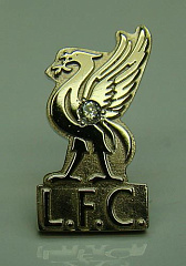Значок Ливерпуль золото/бриллиант