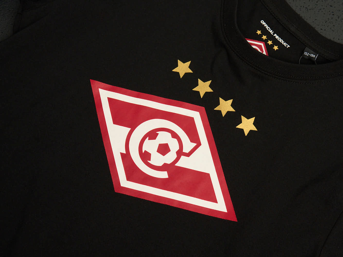 Футболка Спартак детская 111010 черная