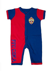 Ползунки ЦСКА с коротким рукавом 405020