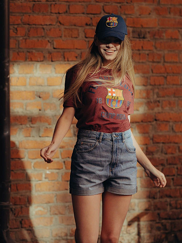 Бейсболка Барселона 107755 синяя