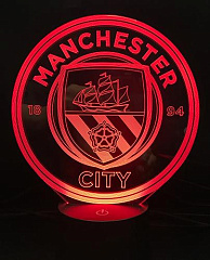3D светильник Манчестер Сити