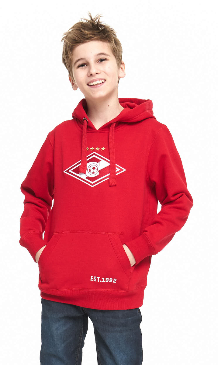 Детская толстовка Спартак 100730 красная