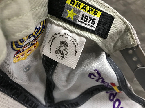 Бейсболка Реал Мадрид Cap GR с прямым козырьком