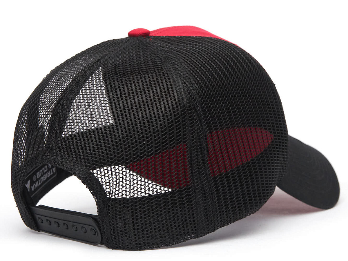 Бейсболка Спартак 120498 летняя черно-красная