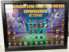 Набор значков Локомотив Еврокубковая история