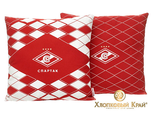 Подушка Спартак красный ромб