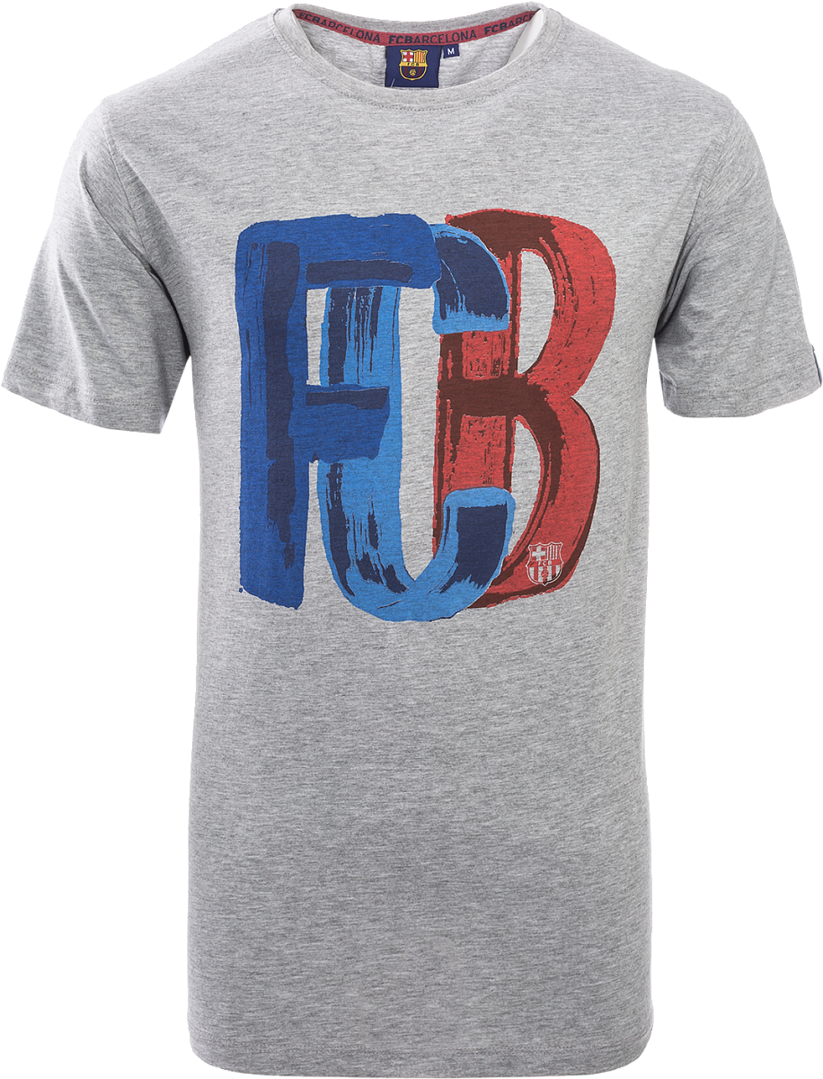 Детская футболка Барселона FCB, серая, 5001CASGP