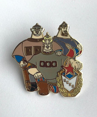 Значок ЦСКА три богатыря