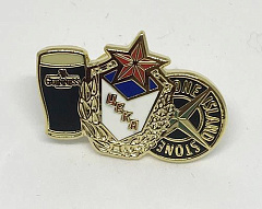 Значок ЦСКА Гинесс+Стоун Айленд