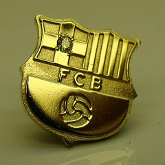 Значок Барселона золото/бриллиант