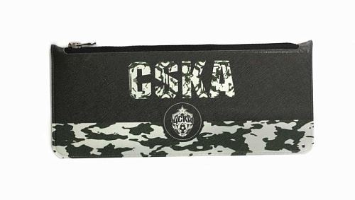 Пенал CSKA милитари на молнии 