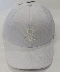 Бейсболка Реал Мадрид WHITE  LOGO ADULTO