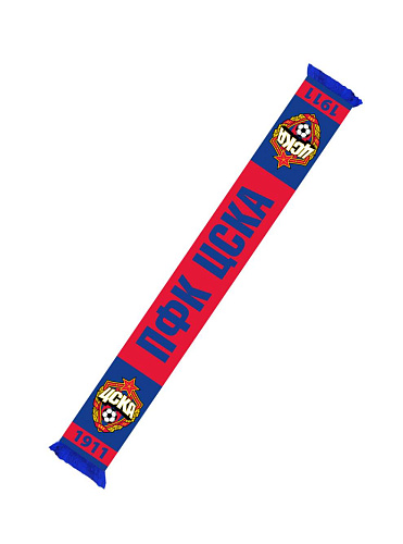Шарф вязаный полноцветный PFC CSKA
