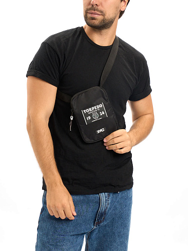 Сумка через плечо Торпедо черная 10348