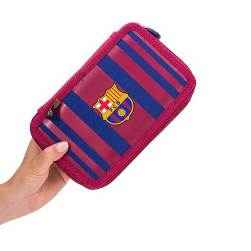 Пенал Барселона, красно-синий, два отделения FC-188