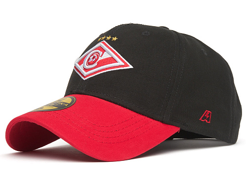 Бейсболка Спартак черно-красная 120329