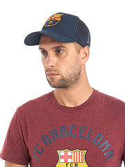 Бейсболка Барселона 107756 летняя темно-синяя