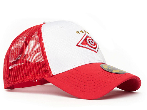 Бейсболка Спартак 120450 летняя красно-белая