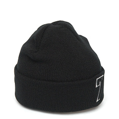 Шапка подростковая №7 черная 19123