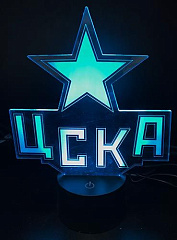 3D светильник ХК ЦСКА