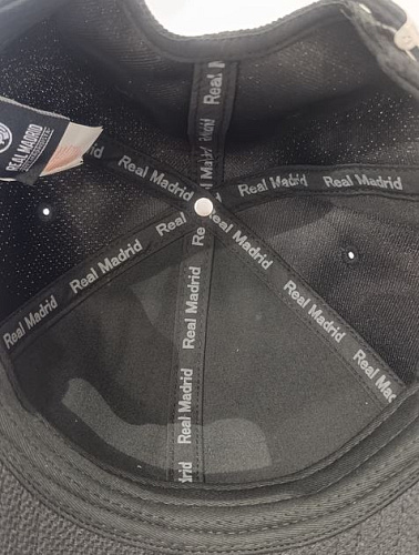 Бейсболка Реал Мадрид BLACK LOGO ADULTO