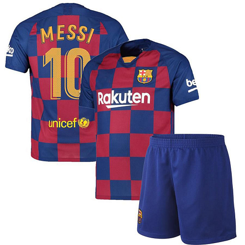 Детская форма Месси Барселона 2019/2020 домашняя