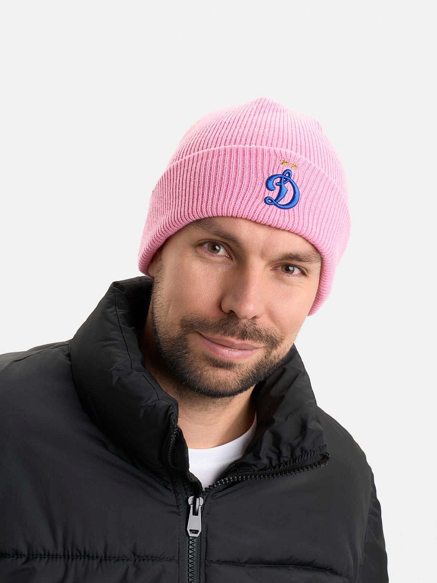 Шапка Динамо 60389 розовая