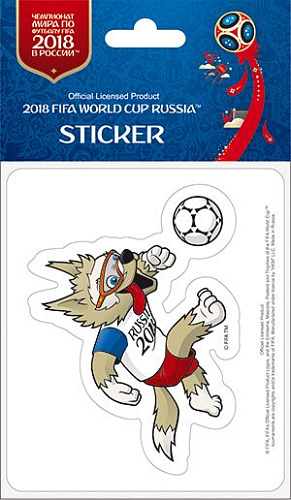 Наклейка бумажная фигурная 90 мм "Z8.Забивака"