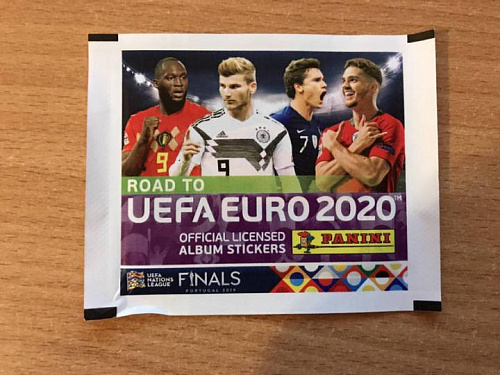 Блистер Road to EURO2020 (набор из 6 пакетиков наклеек)