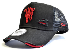 Бейсболка Манчестер Юнайтед New Era черная летняя