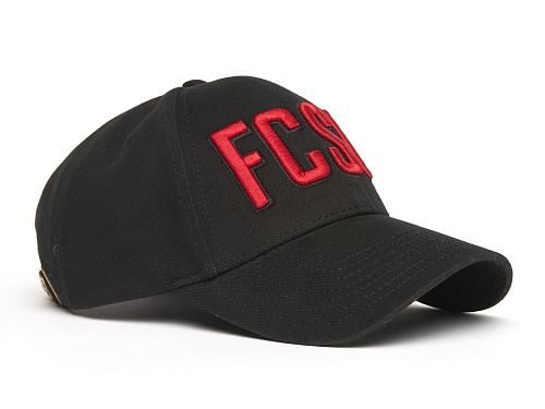 Детская бейсболка Спартак FCSM, черная, 120316