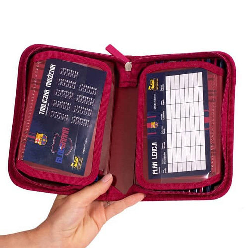 Пенал с канцтоварами Барселона, одно отделение FC-234