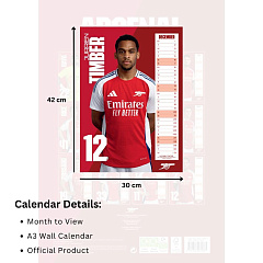 Календарь Арсенал Calendar 2025 А3